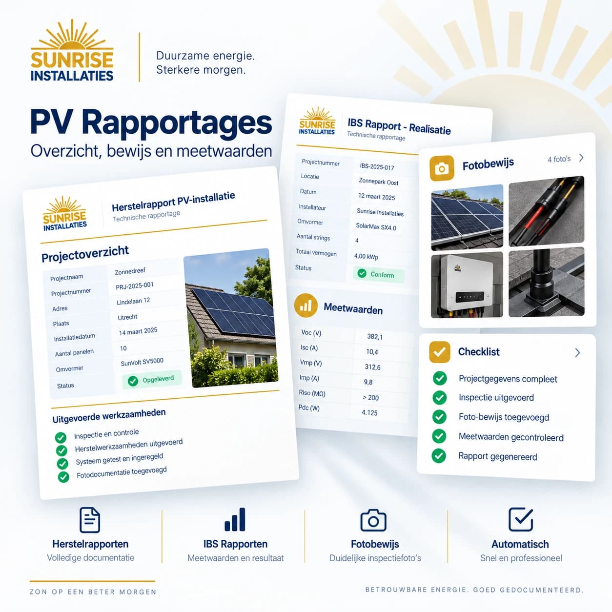 Voorbeeldrapport: stijlvoorbeeld van een IBS-rapportage, geen echt project